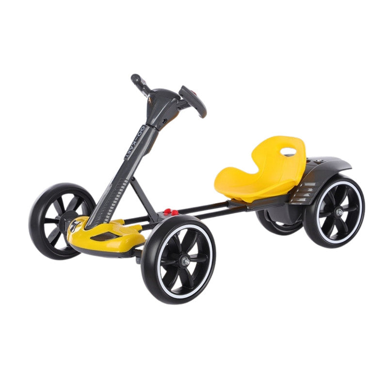 Auto Batería Go Kart Eléctrico Infantil Drift Amarillo