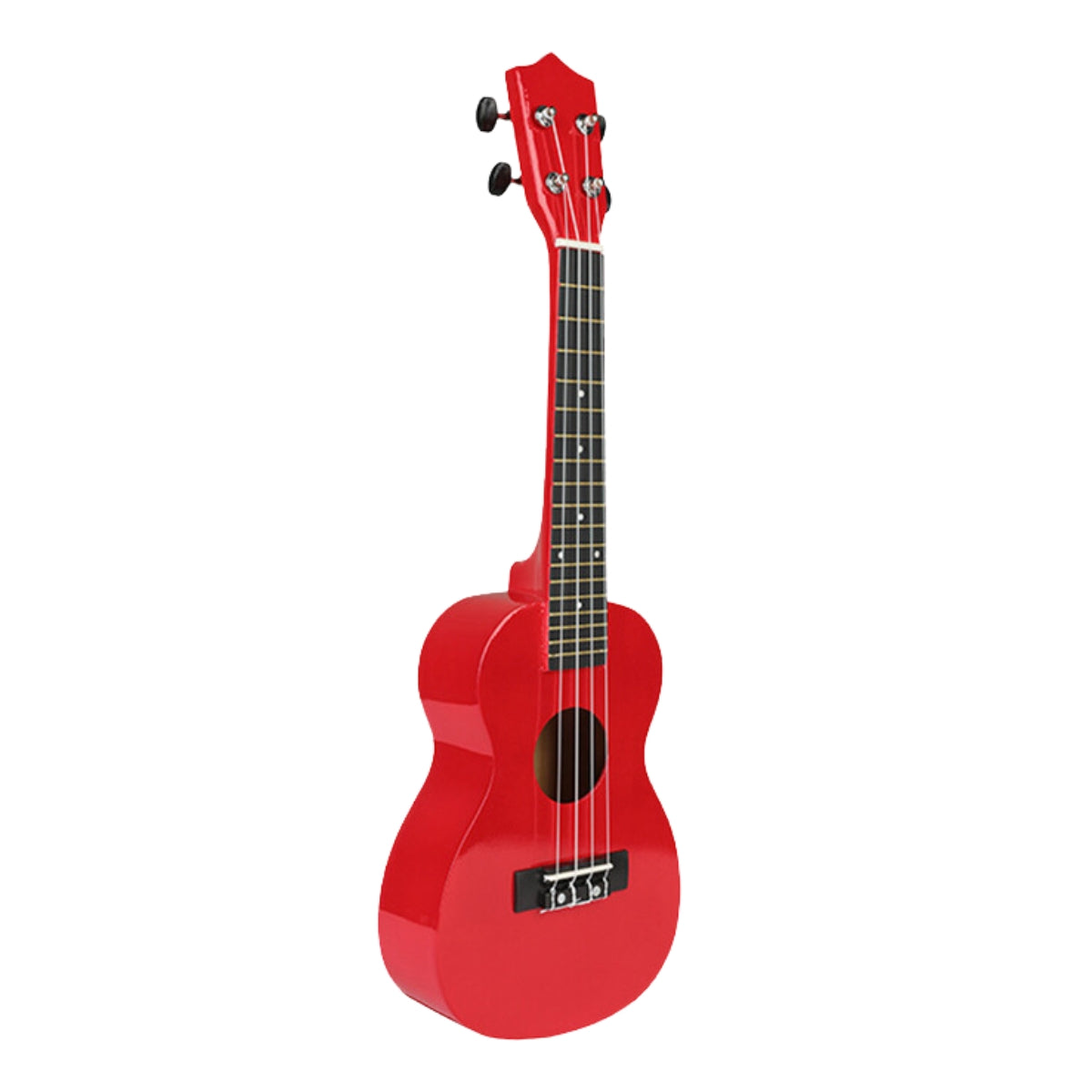 Ukelele 21". Incluye Funda. Color Rojo