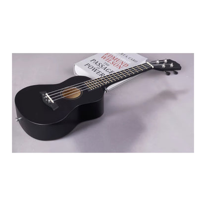 Ukelele 21". Incluye Funda. Color Negro