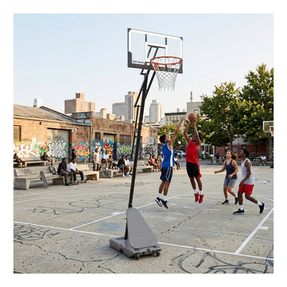 Aro Básquetbol Altura Regulable Basketball Portátil